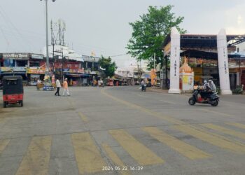 अतिक्रमण विभाग द्वारा गुलौवा चौक चौक को पूर्णतः अतिक्रमण मुक्त किया