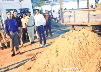 *कलेक्टर श्री सिंह ने रेत के अवैध भंडारण को जप्त करने के दिए निर्देश*