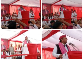 हसेरन में अखिलेश यादव की दहाड़ , भाजपा पर कसा तंज , समर्थकों की उमड़ी अपार भीड़