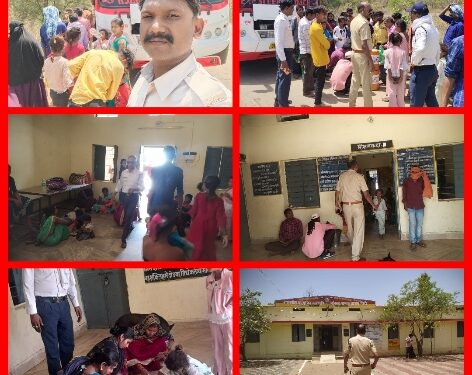 बिलासपुर से इलाहाबाद जा रही बस हुई खराब , भीषण गर्मी को देखते हुए यात्रियों के लिये खान पान व रुकने के लिए की गई व्यवस्वथा देखे video