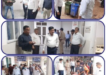 कलेक्टर श्री सिंह ने किया जिला अस्पताल का औचक निरीक्षण  सफाई व्यवस्था मेंटेन रखने सहित कई आवश्यक दिशा-निर्देश दिए