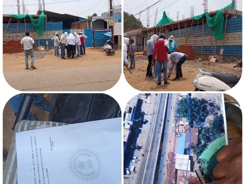 भूमाफिया के द्वारा रेलवे नाज़ुल की भूमि मे किये गए कब्जे पर आया उच्च न्यायालय का आदेश, राजस्व व रेलवे अधिकारी पहुँच कर रहे जाँच पड़ताल