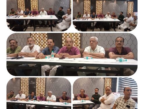 चेम्बर ऑफ कामर्स एण्ड इंडस्ट्रीज कटनी के द्वारा आयोजित की प्रेस वार्ता