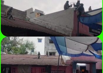 बंदरों ने प्रभावित किया मतदान: इस पोलिंग बूथ पर बंदरों का डेरा, देखे VIDEO
