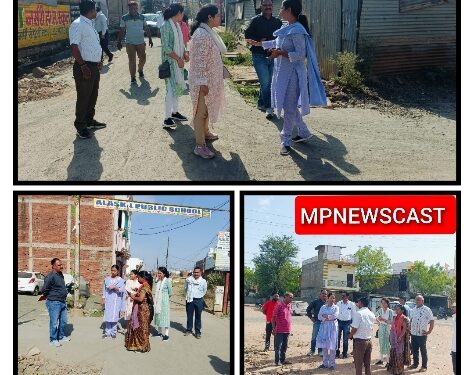 *अमखेरा और लेमा गार्डन क्षेत्रों का निगमायुक्त प्रीति यादव द्वारा निरीक्षण*  *संजीवनी क्लीनिक की प्रगति के साथ-साथ सफाई व्यवस्था का भी लिया जायजा*