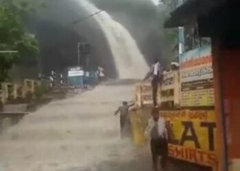 तमिलनाडु  तेनकासी जिले के ओल्ड कोर्टालम झरने में अचानक आई बाढ़, 17 साल के लड़के की मौत, सोशल मीडिया पर वायरल हो रहा VIDEO