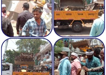 जबलपुर नगर निगम अतिक्रमण कार्रवाई