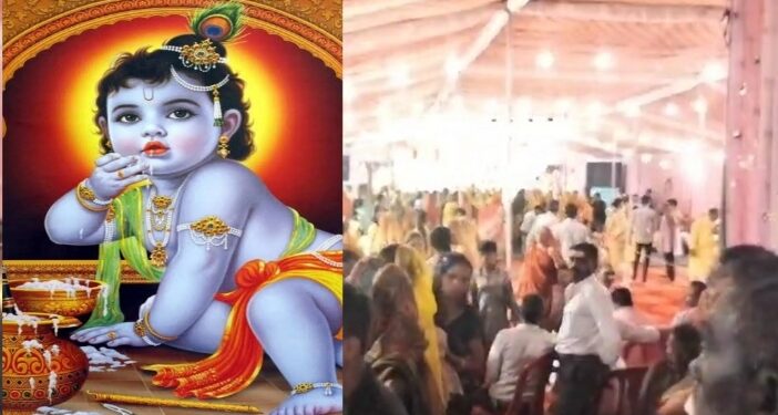 गताखेड़ा में आयोजित श्रीमद्भागवत में बरस रहा है आनंद रस