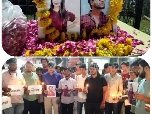 अश्विनी कोष्टा और अनीश को दी श्रद्धांजलि पिछले दिनों पुणे में हुआ था सड़क हादसा