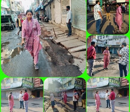 *शहर की सफाई व्यवस्था में सुधार लाने निगमायुक्त प्रीति यादव लगातार कर रहीं हैं सघन निरीक्षण*