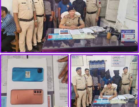 ट्रेनों में पत्थर मारकर मोबाईल लूट करने वाले शातिर बदमाश बीआरपी कटनी पुलिस की गिरफ्त में