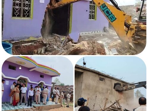 नायब तहसीलदार तथा उनके ड्राईवर पर हमला करने वाले लोगों के विरुद्ध प्रशासन एवं पुलिस की सख्त कार्यवाही अपराधियों के विरुद्ध कड़ी कार्रवाई कर आमजन की हिफाजत के मंसूबे का दिया संदेश घटना में शामिल तीन अपराधियों के घर धराशायी किये तथा एक पर जिला बदर की कार्यवाही