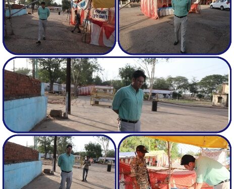 कलेक्टर श्री प्रसाद ने किया स्ट्रांग रूम का निरीक्षण सुरक्षा बलों को मुस्तैद रह कर चाक – चौबंद निगरानी के दिए निर्देश