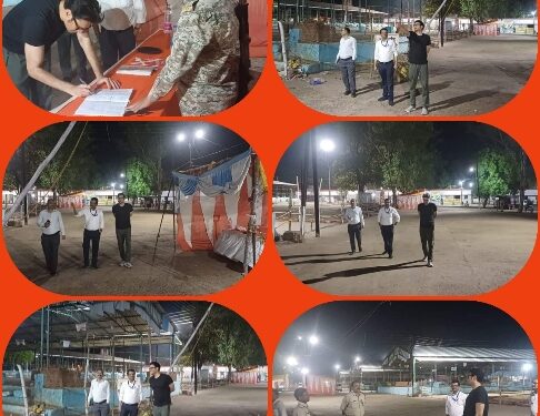 कलेक्टर श्री प्रसाद ने ईवीएम स्ट्रांग रूम का किया निरीक्षण