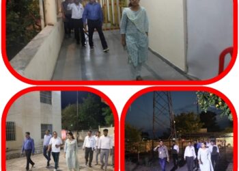 कलेक्टर सुश्री बाफना ने स्ट्रांग रूम की सुरक्षा व्यवस्था का निरीक्षण किया