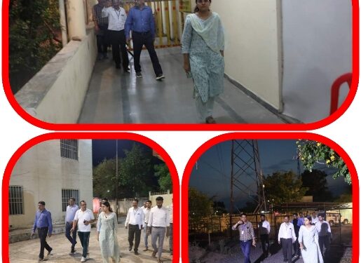 कलेक्टर सुश्री बाफना ने स्ट्रांग रूम की सुरक्षा व्यवस्था का निरीक्षण किया