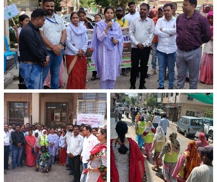 निगमायुक्त प्रीति यादव एवं सैंकड़ां गणमान्यजनों की उपस्थिति में वार्डो में विशेष स्वच्छता और जन जागरूकता कार्यक्रम आज से प्रारंभ