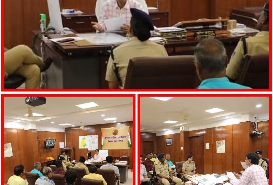 कलेक्टर की अध्यक्षता में हुई जिला सड़क सुरक्षा समिति की बैठक