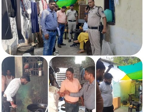 रेलवे स्टेशन पर मिलावटी खाद्य सामग्री के विक्रय की शिकायत पर खाद्य सुरक्षा प्रशासन, खाद्य विभाग, नगर निगम एवं आरपीएफ की सयुंक्त टीम ने की कार्यवाही. केटरर्स के बेस किचनों को किया सील. मिलावट की आशंका पर खाद्य सामग्री के लिये गये नमूने. घरेलू रसोई गैस सिलेंडर भी किये जप्त.