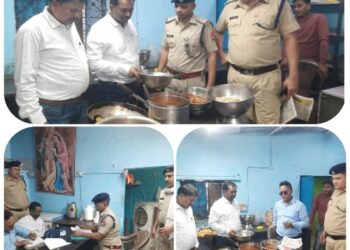रेलवे स्टेशन पर मिलावटी और अमानक खाद्य सामग्री के विक्रय की शिकायत पर आज भी जारी रही आरपीएफ और खाद्य सुरक्षा प्रशासन की कार्यवाही.