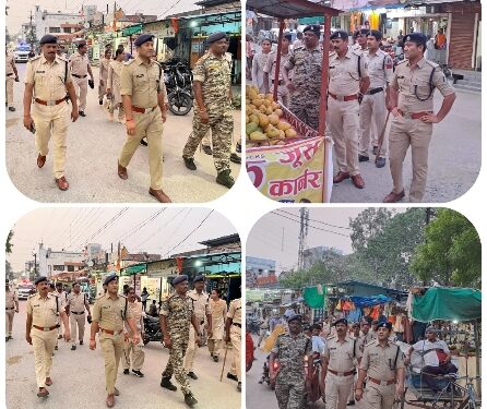*डोंगरगढ़ पुलिस के द्वारा पैदल गस्त कर शहर के होटल/लॉज/ढाबों को किया गया चेक*