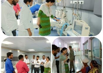 टेस्टिंग फीडबैक के आधार पर सुधार कराते हुए आईसीयू को चरणबद्ध रूप से प्रारंभ करें – डॉ. सिडाना  कलेक्टर ने किया जिला चिकित्सालय का निरीक्षण