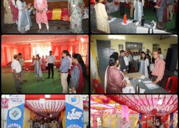 कलेक्टर एवं एसपी ने किया शहर के विभिन्न मतदान केन्द्रों का निरीक्षण