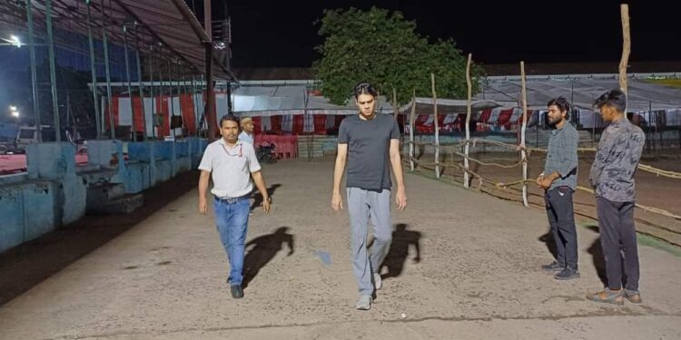 कलेक्टर श्री प्रसाद ने किया कृषि उपज मंडी पहुंच कर स्ट्रांग रूम का औचक निरीक्षण*