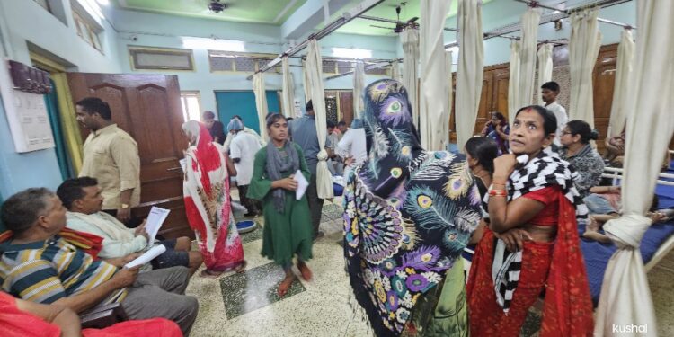 विजय मेमोरियल हॉस्पिटल मे आयोजित हुआ चिकित्सा शिवर