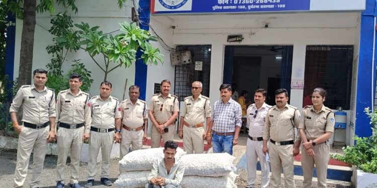 कालापीपल पुलिस ने लहसुन चोरी का किया खुलासा…आरोपी गिरफ्तार एवं चोरी गई चोरी गई 11 कट्टी लहसुन कीमती 55000 की बरामद की ….।