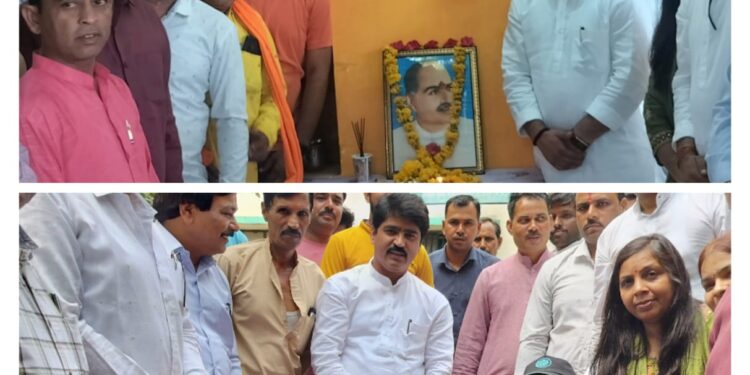 विधायक कार्यालय पर डॉ.श्यामा प्रसाद मुखर्जी की पुण्यतिथि मनाई….!  हरा-भरा कालापीपल अभियान के तहत वृक्षारोपण भी किया