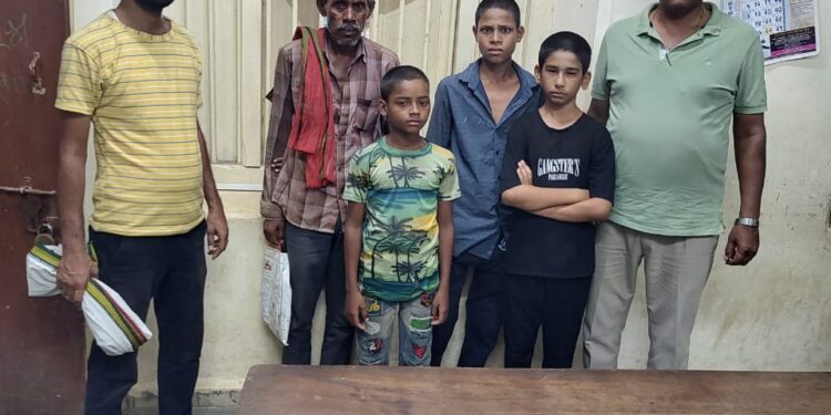 *कुठला पुलिस द्वारा ’’ऑपरेशन मुस्कान’ के तहत तीन अपहृत बालकों को मुम्बई से किया दस्तयाब*