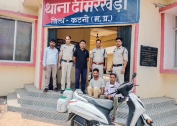 अवैध शराब व्यापारी पर ढीमरखेडा पुलिस की कार्यवाही