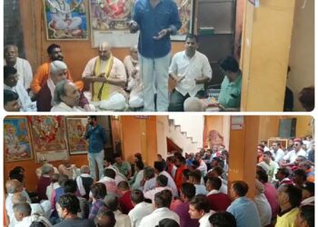 *सलेहा रामनवमी उत्सव समिति ने धन्यवाद प्रमाण पत्र किया वितरण धर्म प्रेमियों को किया सम्मानित*  *सलेहा के हनुमान मंदिर में प्रमाणपत्र किय गए वितरण*