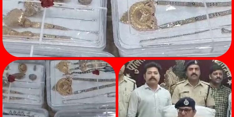 बुरखा पहन कर चोरी करने वाले चोरों को पुलिस ने किया माल सहित गिरफ्तार