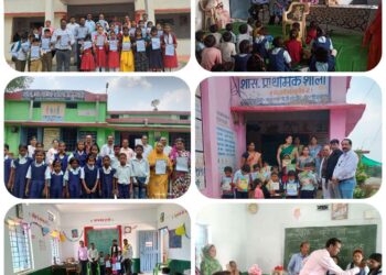 *मोहखेड़ विकासखंड के स्कूलों में मनाया गया प्रवेश उत्सव* *विद्यालय में पालकों एवं जनप्रतिनिधियों ने दी उपस्थिति* *डीपीसी ने मैनीखापा में किया निरीक्षण* *छात्रों को तिलक लगाकर, पुस्तकें वितरणकर व विशेष मध्यान भोजन के साथ हुआ शैक्षणिक सत्र का शुभारंभ*