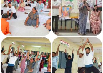 योग विश्व को भारत की अमूल्य देन – नपा अध्यक्ष शशि अनिल यादव  योग मानव कल्याण का सबसे बड़ा साधन एसडीएम विजय राय  प्रतिदिन योग का तनाव रहित स्वस्थ जीवन जी सकते हैं एसडीपी मनोज मिश्रा