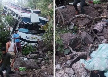 जम्मू-कश्मीर में श्रद्धालुओं पर आतंकी हमला : आतंकियों ने बस पर की ताबड़तोड़ फायरिंग… अनियंत्रित होकर खाई में गिरी; 10 की मौत