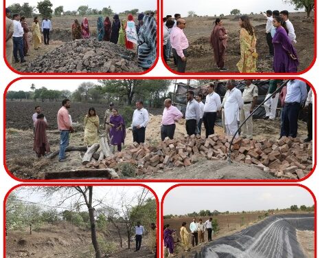 कलेक्टर सुश्री ऋजु बाफना ने आज शुजालपुर क्षेत्र के ग्राम ताजपुर उकाला, टिटवास-भीमपुरा एवं अमलाय का भ्रमण कर “जल गंगा संवर्धन अभियान” के तहत किये जा रहे जल संरक्षण के कार्यों का निरीक्षण किया