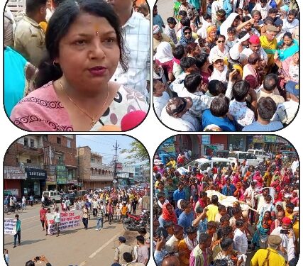 कबाड़ व्यवसायियों द्वारा निकाला जिला प्रशासन का अर्थी जुलुस नगर निगम का किया घिराव, कबाड़ व्यवसायियों को महापौर ने दिया आश्वासन सुनिये…