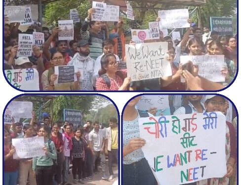 प्रधानमंत्री नरेंद्र मोदी की  लोकसभा सीट वाराणसी मे NEET छात्रों का बवाल देखे पूरी VIDEO