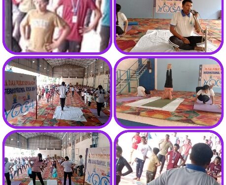 जेपीवी डीएवी विद्यालय में अंतर्राष्ट्रीय योग दिवस पर आयोजित हुआ योगाभ्यास सत्र