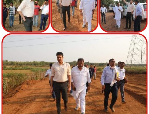 विधायक श्री जायसवाल और कलेक्टर श्री प्रसाद ने किया सुरखी पौड़ी जलाशय के सौंदर्यीकरण कार्यों का निरीक्षण