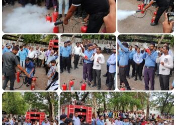 *नगर निगम आयुक्त प्रीति यादव की पहल पर*  *अग्निशमन विभाग द्वारा नेताजी सुभाष चन्द्र बोस आयुर्विज्ञान महाविद्यालय, जबलपुर में फ़र्स्ट-एड फ़ायर-फ़ाइटिंग एवं मॉक ड्रिल का आयोजन*