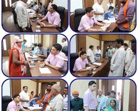 कलेक्टर अविप्रसाद नें तत्काल निराकृत हो सकने वाली समस्याओं का मौके पर निराकरण कराया गया