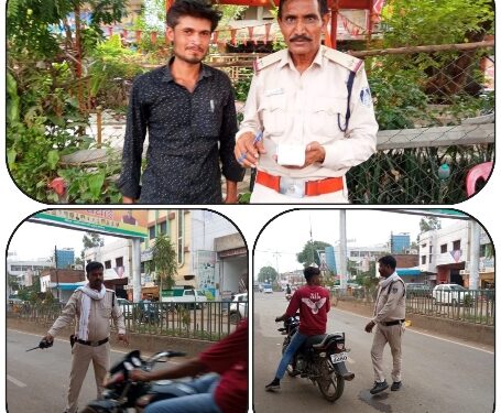 कोतवाली पुलिस की वाहन चेकिंग कार्यवाही। MPNEWSCAST