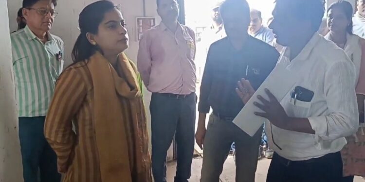 कलेक्टर सोनिया मीना द्वारा नगर के भीलपुरा स्थित पंप हाउस का निरीक्षण किया। उन्होने ईई जल संसाधन देखे .VIDEO