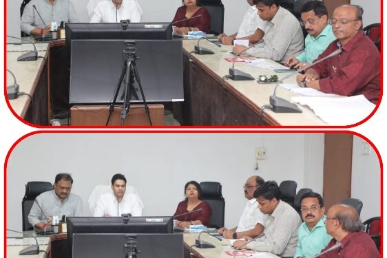 विधायक, महापौर की उपस्थित एवं कलेक्टर की अध्यक्षता में अमृत 2.0 योजना अंतर्गत जिला स्तरीय निगरानी समिति की बैठक संपन्न