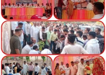 गंगा दशमी के अवसर पर विधायक श्री पांडे की मौजूदगी जल संरक्षण का संदेश देने निकली कलश यात्रा  पौधारोपण कर दिया गया पर्यावरण संरक्षण का संदेश