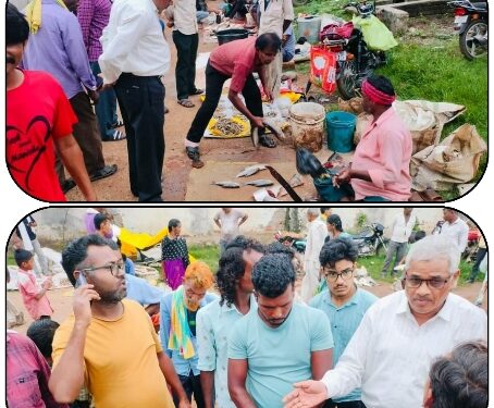 बरघाट हाट बाजार से 60 किलो ग्राम मत्स्य जप्त